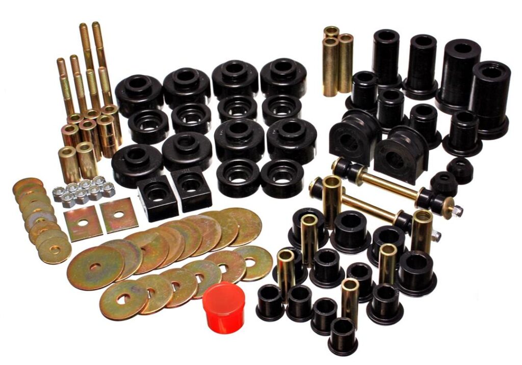 Energy Suspension Suspension Bushing Kit Black for 2004-2004 Ford F-150 Heritage 2WD 4.18122G