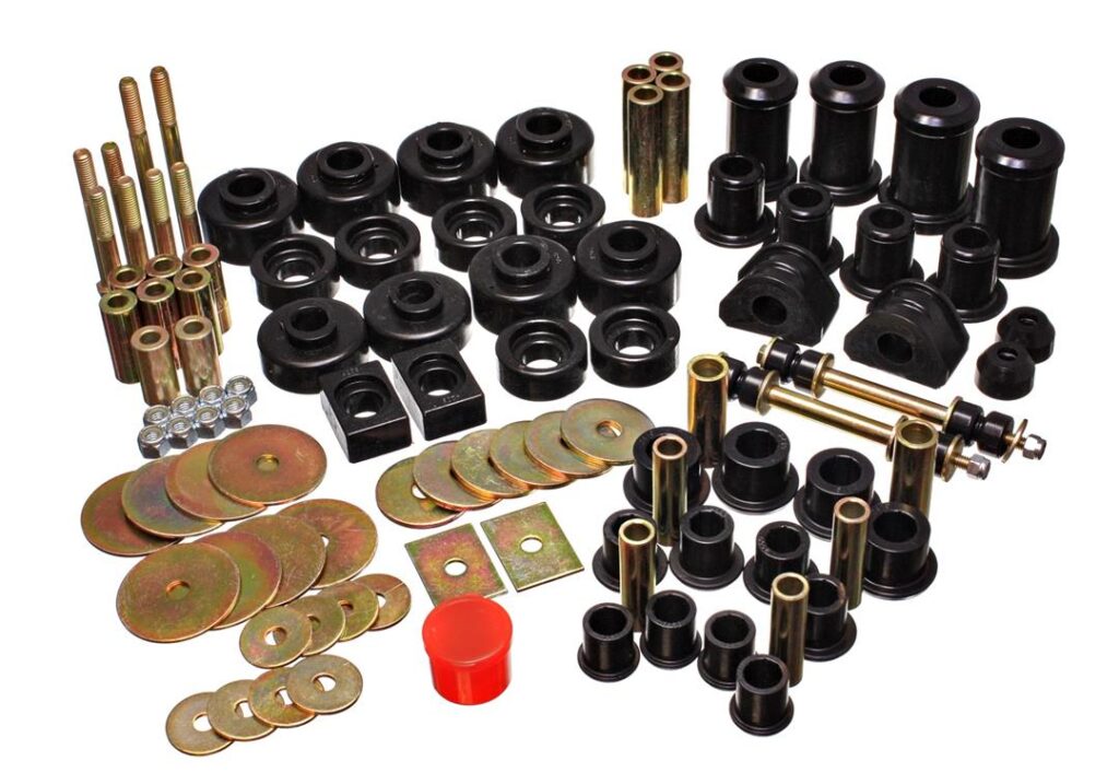 Energy Suspension Suspension Bushing Kit Black for 2004-2004 Ford F-150 Heritage 4WD 4.18123G