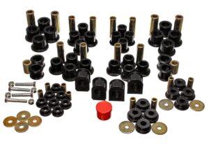 Energy Suspension Suspension Bushing Kit Black for 1999-2004 Ford F-250 Super Duty 4WD 4.18124G