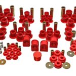 Energy Suspension Suspension Bushing Kit Red for 1999-2004 Ford F-250 Super Duty 4WD 4.18124R