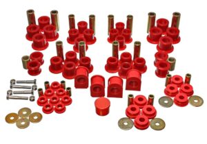 Energy Suspension Suspension Bushing Kit Red for 1999-2004 Ford F-250 Super Duty 4WD 4.18124R