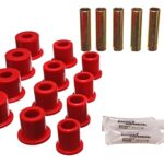 Energy Suspension Rear Leaf Spring Bushing Red for 1986-1990 Ford Bronco II 4.2134R