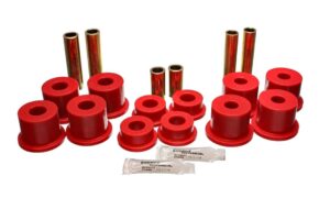 Energy Suspension Front Leaf Spring Bushing Red for 1988-1997 Ford F Super Duty 4.2142R