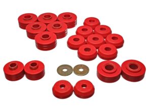 Energy Suspension Body Mount Bushings Red for 1980-1996 Ford Bronco 4.4109R