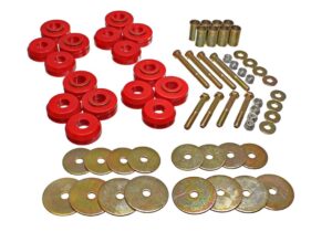 Energy Suspension Body Mount Bushings Red for 1966-1977 Ford Bronco 4.4110R