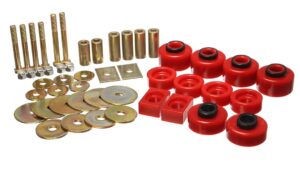 Energy Suspension Body Mount Bushings Red for 2004-2004 Ford F-150 Heritage 4.4114R