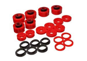 Energy Suspension Body Mount Bushings Red for 2005-2007 Ford F-450 Super Duty 4.4121R