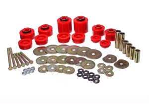 Energy Suspension Body Mount Bushings Red for 1980-1998 Ford F-250 4.4123R