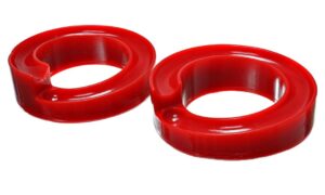 Energy Suspension Front Coil Spring Isolator Red for 2004-2004 Ford F-150 Heritage 2WD 4.6106R