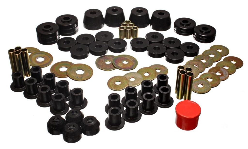 Energy Suspension Suspension Bushing Kit Black for 1974-1993 Dodge Ramcharger 4WD 5.18101G