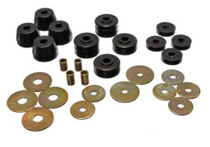 Energy Suspension Body Mount Bushings Black for 1977-1985 Dodge W150 5.4101G