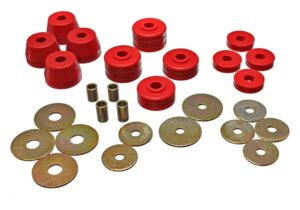 Energy Suspension Body Mount Bushings Red for 1977-1985 Dodge D150 5.4101R