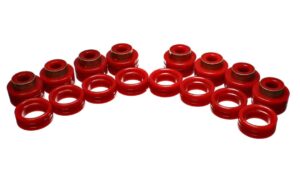 Energy Suspension Body Mount Bushings Red for 1995-2002 Dodge Ram 2500 5.4109R