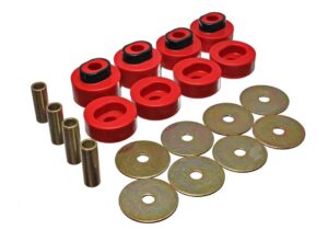 Energy Suspension Body Mount Bushings Red for 1973-1976 Dodge Coronet 5.4111R