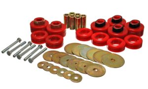 Energy Suspension Body Mount Bushings Red for 2003-2005 Dodge Ram 3500 4WD 5.4116R