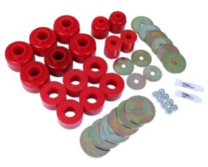 Energy Suspension Body Mount Bushings Red for 2016-2021 Toyota 4Runner 8.4114R