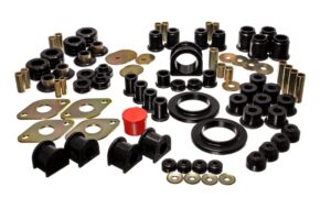 Energy Suspension Suspension Bushing Kit Black for 1995-2000 Toyota Tacoma 4WD 8.18104G