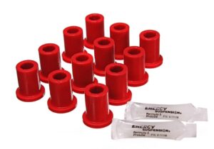 Energy Suspension Front Leaf Spring Bushing Red for 1964-1980 Toyota Land Cruiser 8.2105R