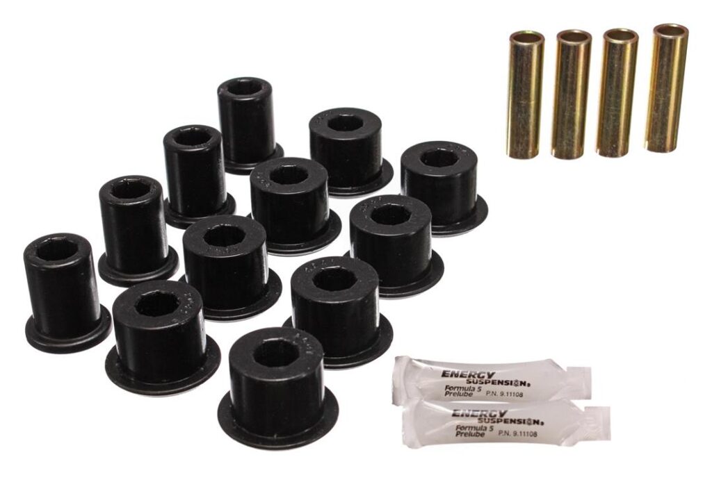 Energy Suspension Rear Leaf Spring Bushing Black for 1989-1995 Toyota Pickup 4WD 8.2108G