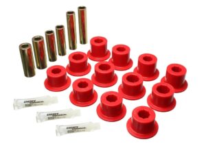 Energy Suspension Rear Leaf Spring Bushing Red for 2007-2021 Toyota Tundra 8.2117R