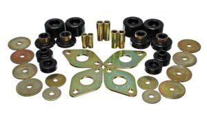 Energy Suspension Body Mount Bushings Black for 2001-2004 Toyota Tacoma 8.4107G