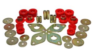 Energy Suspension Body Mount Bushings Red for 2001-2004 Toyota Tacoma 8.4107R