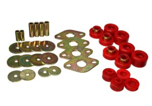 Energy Suspension Body Mount Bushings Red for 2001-2004 Toyota Tacoma 8.4112R