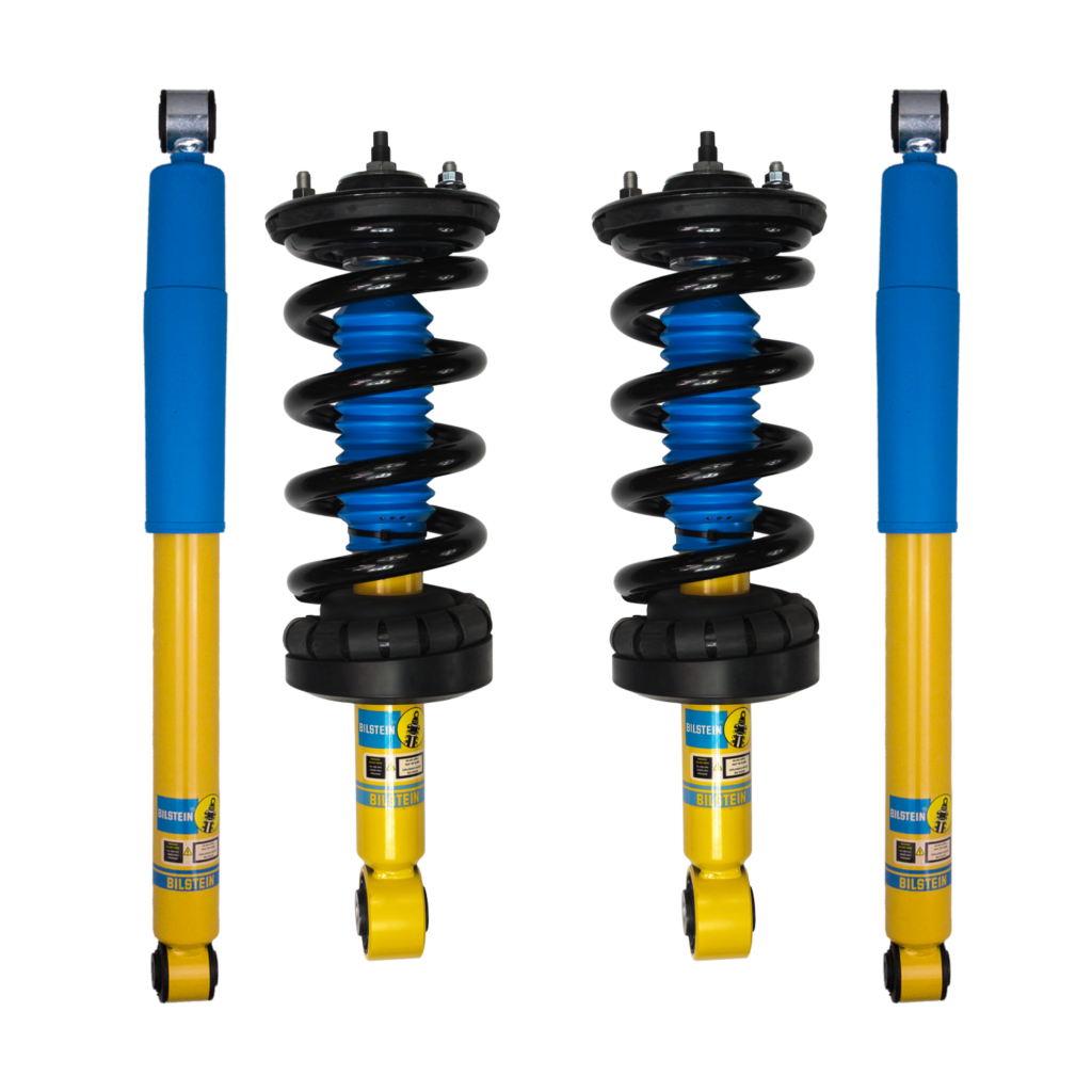 Bilstein 4600 Assembled Front Coilovers and Rear Shocks for 2016-2023 Nissan Titan XD 5.0L