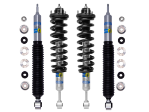 Bilstein-OME 2.5 Front Lift 5100 Assembled Coilovers and B8 5100 0-2 Rear Lift Shocks for 2010-2021 Lexus GX460 2WD-4WD