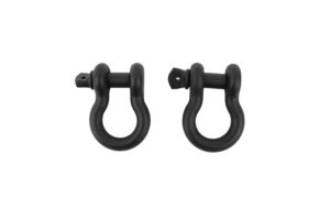 D Ring 3/4 Inch Gloss Black 2 Piece Set Fishbone Offroad - FB21039