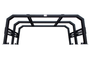 Gladiator Bed Rack Full Tackle Rack For 20+ Jeep Gladiator Full Rack Black Powdercoat Fishbone Offroad - FB21219