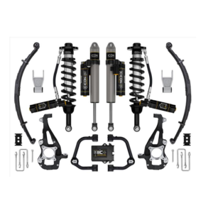 ICON Stage 5 3.5-4.5 Lift Kit with Tubular UCAs and Leaf Springs for 2021-2023 Ford F-150 4WD