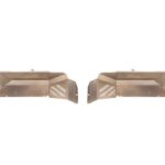 Jeep Gladiator Inner Fenders Rear Raw Aluminum For 20+ Gladiator Fishbone Offroad - FB33210R