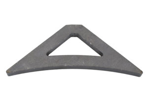 Jeep Gusset Triangular Bare Steel Fishbone Offroad - FB26056