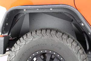 Jeep JK Inner Fenders 07-18 Wrangler JK Front/Rear Set Of 4 Aluminum Black Powdercoat Fishbone Offroad - FB33007