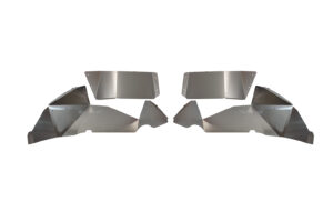 Jeep JL Inner Fenders For 18-Current Wrangler JL Rear Pair Aluminum Raw Fishbone Offroad - FB33108R