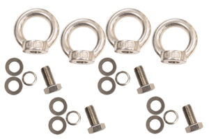 Jeep Storage/Bed Rack Tie Down Kit Stainless Steel Fishbone - FB21260