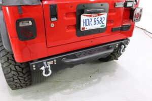 Jeep TJ Rear Bumper W/Step 97-06 Wrangler TJ Piranha Series Fishbone Offroad - FB22072