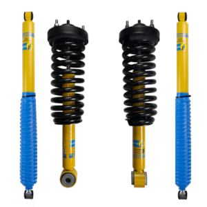 Bilstein 4600 Front Assembled Coilovers with OE Replacement Coils and Rear Shocks for 2014 Ford F-150