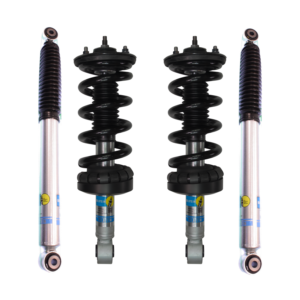 Bilstein 5100 0-2 Front Lift Assembled Coilovers and 0-1 Rear Lift Shocks for 2004-2015 Nissan Titan 4WD