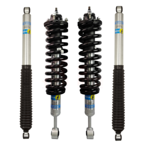 Bilstein 5100 0-2 Lift Front Coilovers with OE Replacement Coils and 0-1 Rear Lift Shocks for 2015-2020 Ford F-150