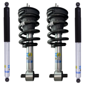 Bilstein B8 5100 RHA 0-1.1 Front Assembled Coilovers with 0-1 Rear Lift Shocks For 2019-2023 GMC Sierra 1500 (AT4 only)