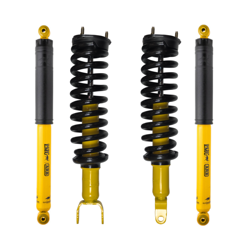 OME-ARB 1.5-1.75 Front Coilovers and Rear Shocks for 2011-2018 Ram 1500 4WD