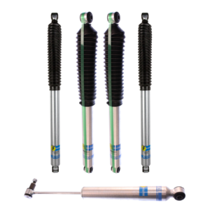 4-6 Lift Bilstein 5100 Shocks with 5100 Steering Stabilizer Shock for 1999-2004 Ford F250-F350 Super Duty 4WD