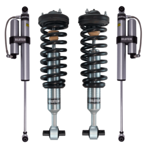 Bilstein 6112 0-2.5 Front Assembled Coilovers with B8 5160 0-2 Rear Lift Shocks for 2021-2023 Ford F-150 4WD 3.5L or 2.7L