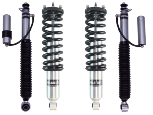 Bilstein 6112 1.5-2.6 Medium Duty(150-200lbs) Assembled Front Coilovers and B8 5160 0-2 Rear Lift Shocks for 2010-2024 Toyota 4Runner
