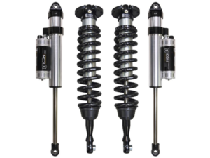 ICON 0-3 Lift Front Coilovers with 0-1.5 inch Rear Lift PBR Shocks for 2007-2021 Toyota Tundra