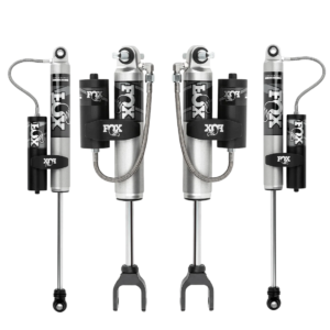 FOX Performance 2.0 Reservoir 1.5-3.5 Front and Rear Lift Reservoir Shocks for 2011-2019 Chevy GMC 2500 3500