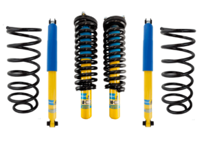 Bilstein 4600 Front Assembled Coilovers, OE Replacement Coils with Rear Shocks and Rear Coils for 2004-2007 Buick Rainier