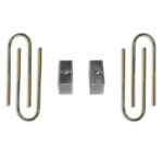MaxTrac 3" Lowering Blocks with U-Bolts for 1982-2004 S10/Sonoma and 1982-1997 Blazer/Jimmy 2WD-430030